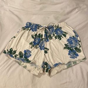 POOF brand flowy floral shorts